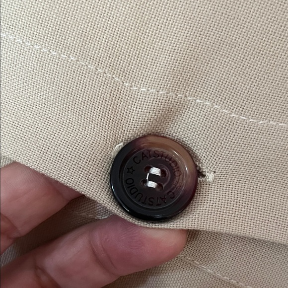 Cat Studio Multicolor Embroidered Pillow Michigan State iconic locations cotton - Picture 10 of 12